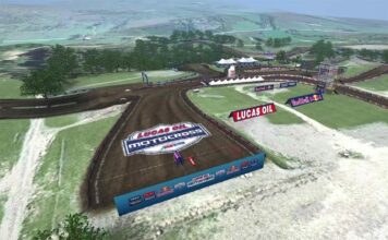2018 Unadilla Motocross track map