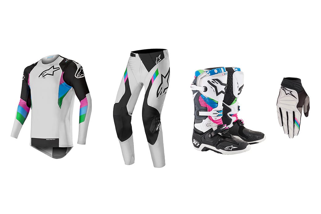 Alpinestars Supertech LE Vision Cool Grey Black MX Motocross Pants Adults 36" 