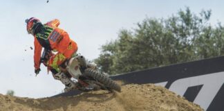 Adam Sterry closing in on MX2 glory