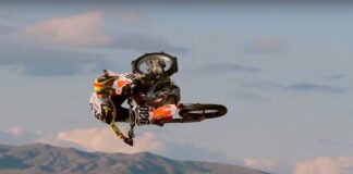 A freeride motocross paradise in the dunes of Death Valley