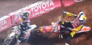 Musquin – ‘no friends on the track’ – we take a look at the Anderson/Marv take out at Oakland SX
