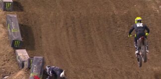 Angelo Pellegrini crash at Oakland – hard hit to the head in LCQ