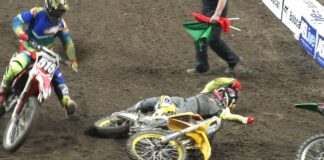 AX Pro Lites Race 2: George Clarke breaks arm