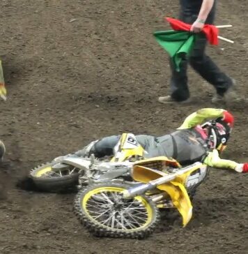 AX Pro Lites Race 2: George Clarke breaks arm