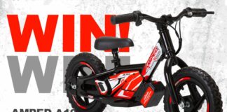 Win an Amped A10 electric balance bike