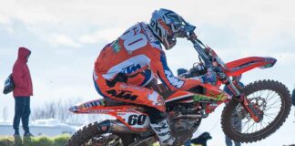 Brad Anderson rips it at Preston Docks but he’s not satisfied with second