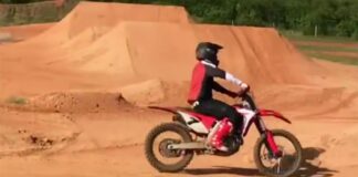 Video of James Stewart on a Honda? James Stewart
