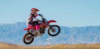 Carson Mumford SX testing