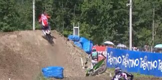 Clement Desalle crash at MXGP of Russia
