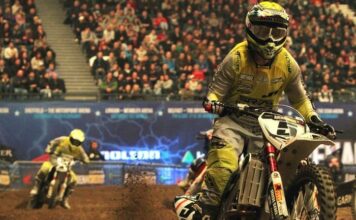 Class and determination comes through at tough Arenacross finale