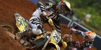 Clement Desalle podiums at Beto Carrero MXGP
