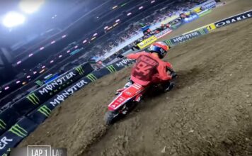 Dean Wilson GoPro: Heat race win ā Indianapolis Supercross 2019