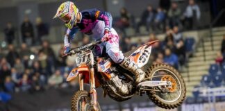 Dyer and Butler KTM have a tough weekend in at Liverpool Garmin Arenacross