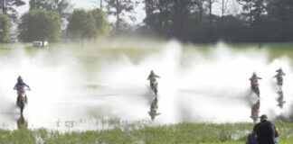 Epic dirt bike pond skims with Travis Pastrana, Kevin Windham and BQ365