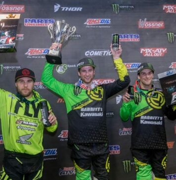 Arenacross win number three for Gavin Faith Gavin Faith Greensboro Arenacross 2018