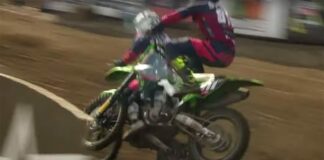 Watch as Henry Jacobi appears to take out team-mate Adam Sterry at MXGP of Germany