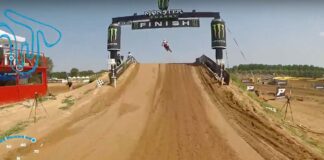 First look lap of Ottobiano with MX2 rookie Anthony Rodriguez
