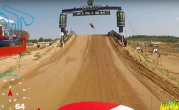First look lap of Ottobiano with MX2 rookie Anthony Rodriguez