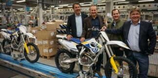 First new Husqvarna rolls off the line