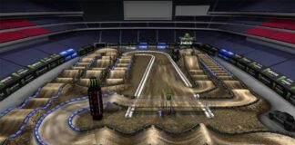 2018 Foxborough Supercross Track Map