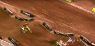 Big crash for Tim Gajser on Monster Cup debut
