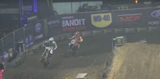 George Clarke gets a little loose at Newcastle AX