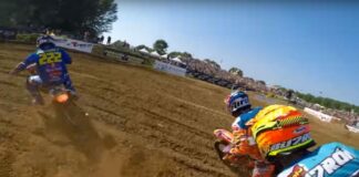 Go onboard with Max Anstie as he secures his first MXGP podium