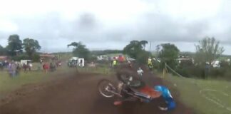 GoPro: Bryan Mackenzie has a tough day at Whitby