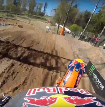 GoPro: First lap of Kegums circuit at MXGP of Latvia
