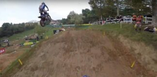 GoPro: First lap of Maggiora circuit at the 2016 Monster Energy MXoN