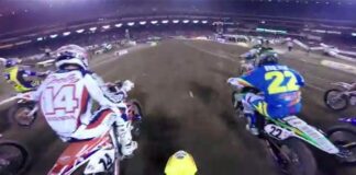 GoPro: Ken Roczen and Austin Politelli at Anaheim 3