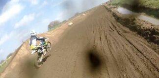 GoPro: Lewis Hall rides out of his skin after dropping his Kawasaki