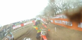 GoPro: Matthew Moffat crash at Lyng