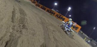 Helmet cam: 2015 MXGP Qatar practice – Shaun Simpson