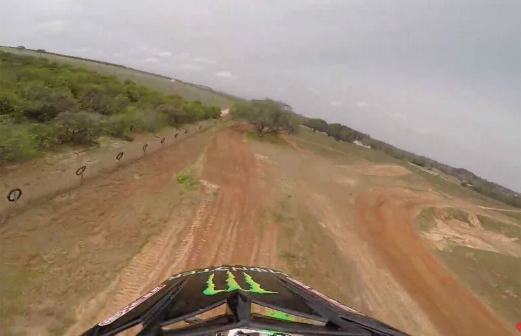 Helmet Cam Axell Hodges lap of JS7 compound Dirtbike Rider