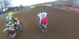 Helmet cam: Bryan Mackenzie at Maxxis British MX2 Lyng