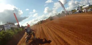 Helmet Cam: Fast lap with Harry Kimber at Desertmartin