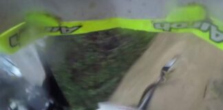 Helmet cam: Graham Jarvis drowns his Husky at Hell’s Gate