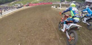 Helmet Cam: MXGP of France Qualification with Shaun Simpson