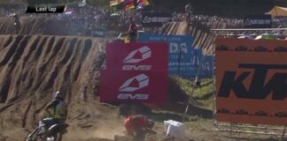 Jeffrey Herlings’ last-lap crash in Lommel