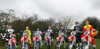 Honda motocross teams unveiled