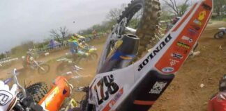 Insane 250B comeback for Pierce Brown on a 150 two-stroke