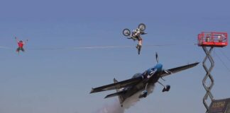 Insane: Jimmy Fitzpatrick poaches desert airfield with friends