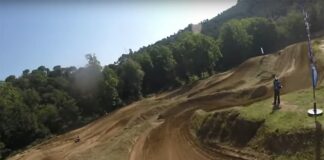 Bryan Mackenzie full tilt on the 2019 Yamaha YZ250F Bryan Mackenzie tests the 2019 Yamaha YZ250F