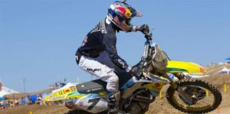 James Stewart podiums at Hangtown MX