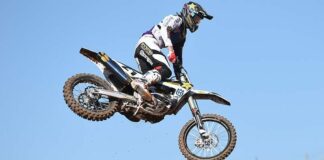 Jason Anderson is back on the bike – SX Testing at Husqvarna Track