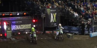 Josh Hansen uses a double-triple to beat Fabien Izoird at Belfast AXUK H2H Final
