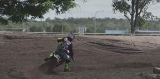 Kade Mosig putting in the laps ahead of Toowoomba