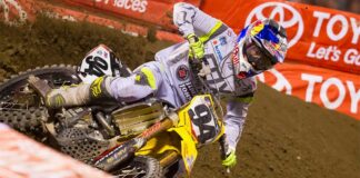 Ken Roczen fights back to fifth at opening round of AMA Supercross series
