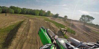 KX125 wide open at Baja Acres MX ft. Joey Crown